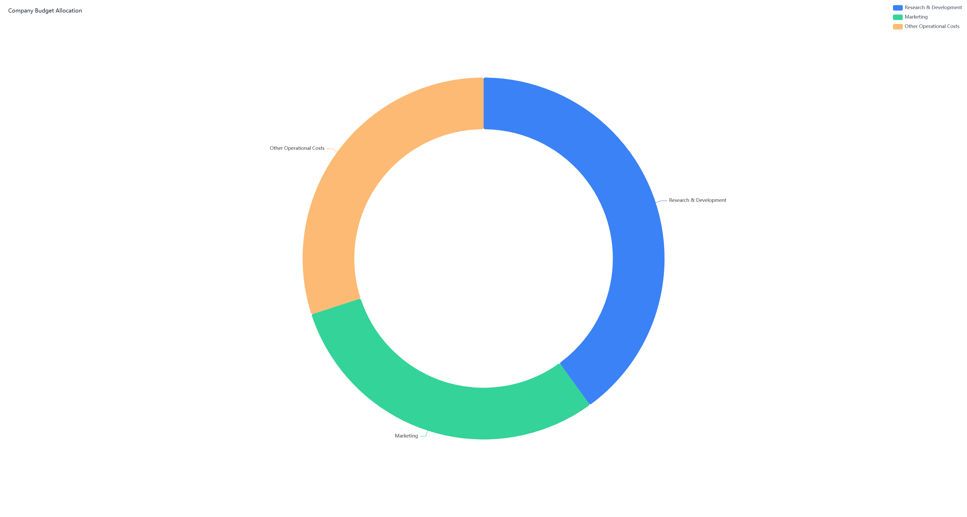 Company Budget Allocation
